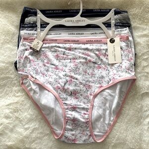 5 pairs Laura Ashley Briefs Panties M